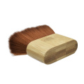 Hair Salon Mini Portable Bamboo Handle Cutting Neck Duster Brush Professional Wooden Neck Brush